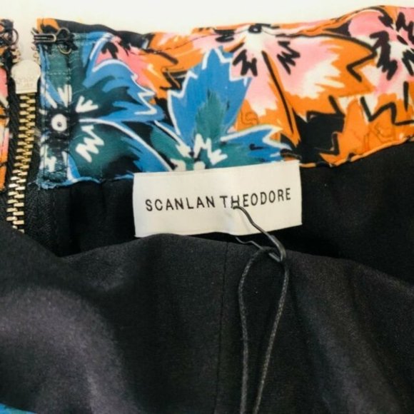 Scanlan & Theodore BNWT Women's Spikey Floral Print Dress Size 8 RRP $650 - Picture 5 of 10